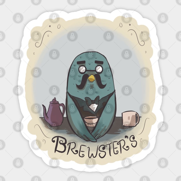 brewster's Sticker by inkpocket